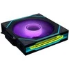 Lian Li UNI FAN SL-INF Wireless korpuso ventiliatorius, ARGB, PWM – Reverse Blade, 120mm, juodos spalvos