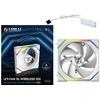 Lian Li UNI FAN SL Wireless ARGB PWM korpuso ventiliatorius – 120 mm, baltos spalvos