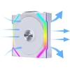 Lian Li UNI FAN SL Wireless ARGB PWM korpuso ventiliatorius – 120 mm, baltos spalvos