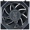 Lian Li UNI FAN SL Wireless LCD korpuso ventiliatorius, ARGB, PWM, 3er-Pack su valdikliu- 120 mm, juodos spalvos