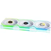 Lian Li UNI FAN SL Wireless LCD korpuso ventiliatorius, ARGB, PWM, 3er-Pack su valdikliu- 120 mm, baltos spalvos