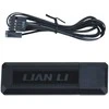 Lian Li UNI FAN SL Wireless LCD korpuso ventiliatorius, ARGB, PWM, 3er-Pack su valdikliu- 120 mm, juodos spalvos
