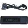 Lian Li UNI FAN SL Wireless LCD korpuso ventiliatorius, ARGB, PWM, 3er-Pack su valdikliu- Reverse Blade, 120 mm, juodos spalvos