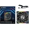 Lian Li UNI FAN SL Wireless LCD korpuso ventiliatorius, ARGB, PWM – Reverse Blade, 120 mm, juodos spalvos