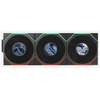 Lian Li UNI FAN TL LCD FLEX Wireless 120 ventiliatorių rinkinys, 3 vnt., juodas (12TLLCD1F3B)
