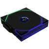 Lian Li UNI FAN TL Wireless LCD korpuso ventiliatorius, ARGB, PWM, 3er-Pack su valdikliu- 120 mm, juodos spalvos