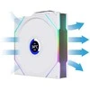 Lian Li UNI FAN TL Wireless LCD korpuso ventiliatorius, ARGB, PWM, 3er-Pack su valdikliu- 120 mm, baltos spalvos
