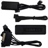 Lian Li UNI FAN TL Wireless LCD korpuso ventiliatorius, ARGB, PWM, 3er-Pack su valdikliu- 120 mm, juodos spalvos