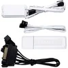 Lian Li UNI FAN TL Wireless LCD korpuso ventiliatorius, ARGB, PWM, 3er-Pack su valdikliu- 120 mm, baltos spalvos