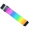 Lian Li "Visual Upgrade Kit" Strimer Wireless 24-Pin RGB Mainboardkabel, Controller + 12V-2x6 GPU-Kabelis Wide & 8.8 Universal Screen - juodas