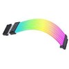 Lian Li "Visual Upgrade Kit" Strimer Wireless 24-Pin RGB Mainboardkabel, Controller + 12V-2x6 GPU-Kabelis Wide & 8.8 Universal Screen - juodas