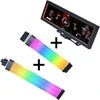 Lian Li "Visual Upgrade Kit" Strimer Wireless 24 kontaktų RGB pagrindinės plokštės kabelis, valdiklis + 12V-2x6 GPU kabelis Wide ir 8,8 universalus ekranas – juodas