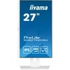 Monitorius „IIYAMA XUB2792HSU-W6“ 27 colių ETE IPS FHD 100Hz 250cd/m2 0.4ms garsiakalbiai HDMI DP USB 4x3.2 Baltas FreeSync 15cm aukščio reguliavimas. Baltas