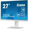 „IIYAMA XUB2792QSU-W6“ 27 colių ETE IPS monitorius, 2560x1440, 100 Hz, 250 cd/m2, 0,4 ms, garsiakalbiai, HDMI, DP, USB 4x3.2, „Baltas FreeSync“, 15 cm aukščio reguliavimas.