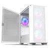 Montech AIR 100 ARGB, Micro-ATX, Tempered Glass – baltos spalvos