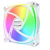 „Montech AX120 PRO PWM“ ventiliatorius, DRGB × 120 mm, baltas