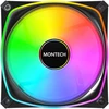Montech AX120 PRO PWM Fan, DRGB – 120mm, juodas
