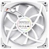 Montech AX140 PWM ARGB korpuso ventiliatorius – 140mm, baltos spalvos
