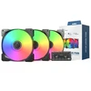 Montech HP140 PWM ARGB korpuso ventiliatorius, 3er Pack – 140mm, juodos spalvos
