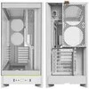 Montech HS02 PC-kompiuterio korpusas, Midi-Tower, ATX, Tempered Glass, ARGB – baltos spalvos