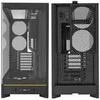 Montech HS02 PC-kompiuterio korpusas, Midi-Tower, ATX, Tempered Glass, ARGB – juodos spalvos