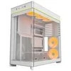 Montech HS02 PRO PC-kompiuterio korpusas, Midi-Tower, ATX, Tempered Glass, ARGB – baltos spalvos