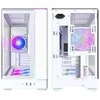 Montech KING 15 PRO PC Case, Mini Case, mATX, Tempered Glass, RGB – baltas