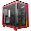 Montech KING 95 Midi-Tower, Tempered Glass, ARGB – raudonos spalvos