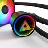 „Montech LightFlow ARGB AiO“ vandens aušintuvas – 360 mm, juodas