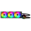 „Montech LightFlow ARGB AiO“ vandens aušintuvas – 360 mm, juodas