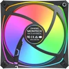 Montech RX120 PRO PWM Reverse Fan, ARGB – 120mm, juodas