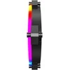Montech RX120 PWM ARGB Reverse korpuso ventiliatorius – 120mm, juodos spalvos