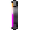 Montech RX140 PWM ARGB Reverse korpuso ventiliatorius - 140mm, juodos spalvos