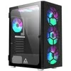 Montech X3 Glass Mid Tower, RGB, Tempered Glass – Juodas