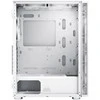 Montech X3 Glass Midi-Tower, RGB, Tempered Glass – baltos spalvos