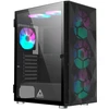 „Montech X3 Mesh“ vidutinio dydžio bokštas, RGB, grūdintas stiklas – Juodas