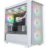 „Montech X5M“ kompiuterio korpusas, vidutinio dydžio bokštas, „Micro-ATX“, ARGB, grūdintas stiklas – Baltas