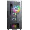 Montech X5M PC Case, Mid Tower, Micro-ATX, ARGB, Tempered Glass – Juodas