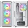 Montech XR Wood PC-kompiuterio korpusas, Midi-Tower, ATX, ARGB, Tempered Glass – baltos spalvos