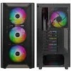 Montech XR Wood PC-kompiuterio korpusas, Midi-Tower, ATX, ARGB, Tempered Glass – juodos spalvos