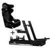 Next Level Racing GTElite Aliuminio Simulator Cockpit - Wheel Plate Edition + O-Rouge C2 Cold Fusion Simracing Seat