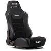 „Next Level Racing“ | Aukščiausios kokybės PU oda | Atlošiama sėdynė | ERS3 Elite PU odos ir zomšos leidimas | Juodas