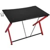 Žaidimų stalas Nitro Concepts D12 Gaming Desk, Juoda-raudona