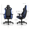 Žaidimų kėdė Noblechairs EPIC Comapct Gaming Chair, Juoda/Carbon/Mėlyna