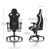 Žaidimų kėdė Noblechairs EPIC Real Leather Gaming Chair, Juoda-balta-raudona