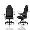 Žaidimų kėdė Noblechairs HERO PU-Leather Gaming Chair, Juoda-auksinė