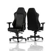 Žaidimų kėdė Noblechairs HERO PU-Leather Gaming Chair, Juoda-auksinė
