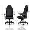 Žaidimų kėdė Noblechairs HERO PU-Leather Gaming Chair, Juoda-mėlyna
