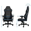 Žaidimų kėdė Noblechairs HERO High-tech faux leather Gaming Chair, Black Edition