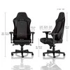Žaidimų kėdė Noblechairs HERO PU-Leather Gaming Chair, Juoda-raudona